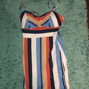 spaghetti strapped dress